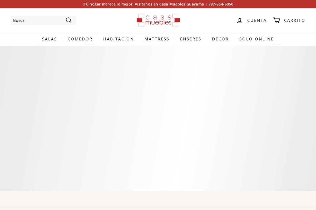 Casa Muebles homepage screenshot