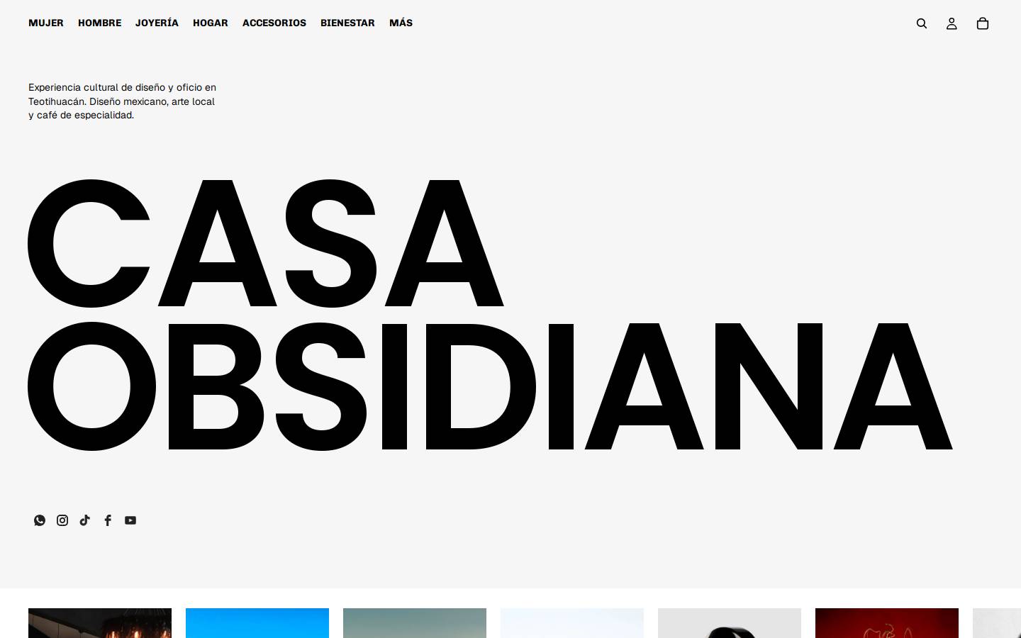casaobsidiana.mx homepage screenshot