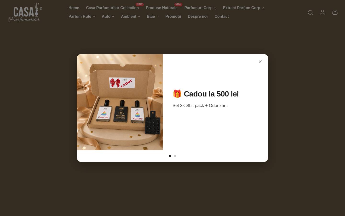 casaparfumurilor.ro homepage screenshot