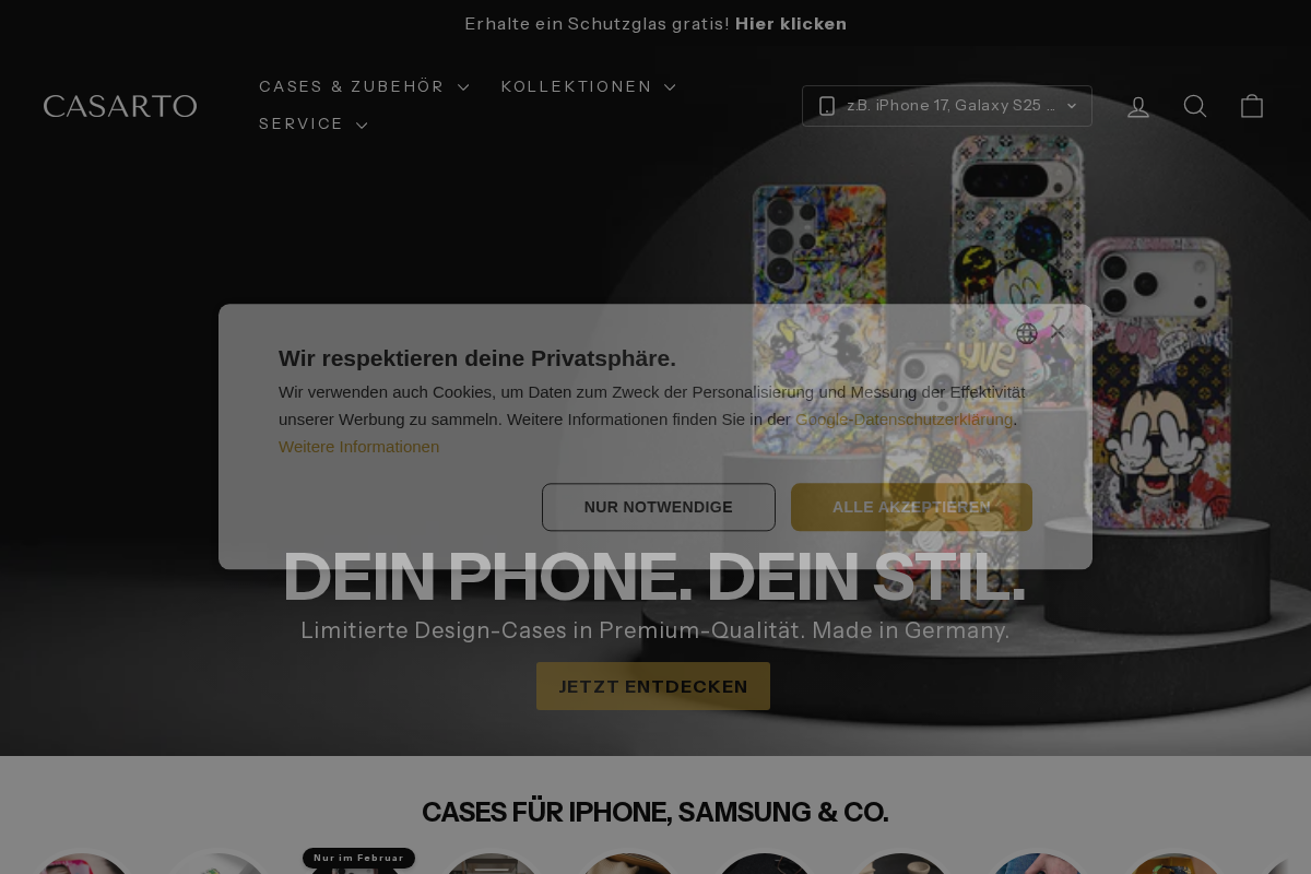 Casarto homepage screenshot