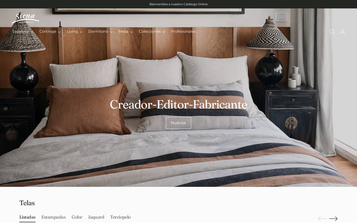 casasiena.cl homepage screenshot