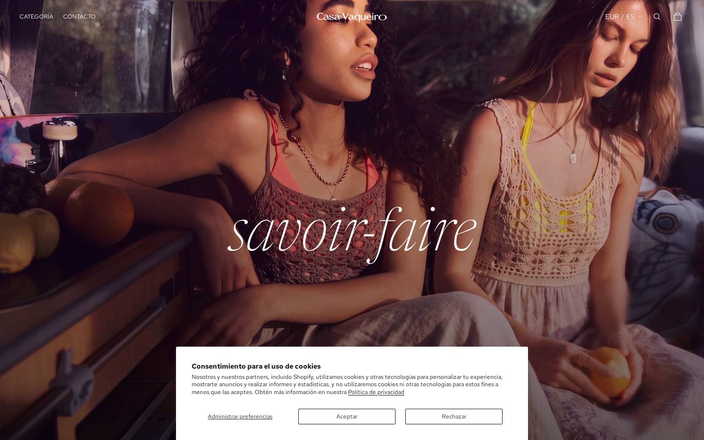 casavaqueiro.com homepage screenshot