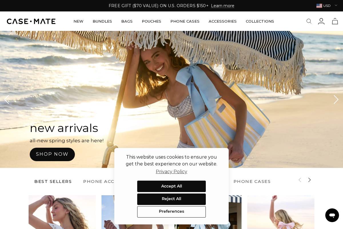 Case Mate homepage screenshot