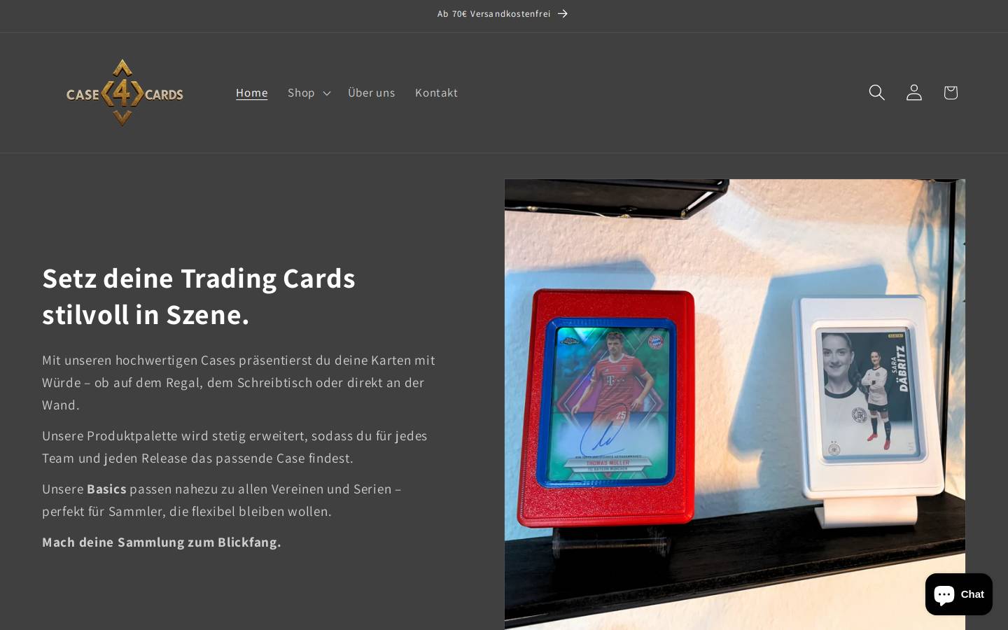 case4cards.com homepage screenshot