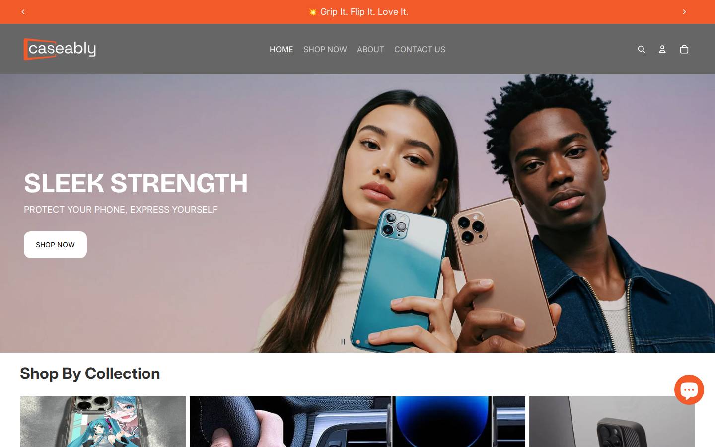 caseably.com homepage screenshot