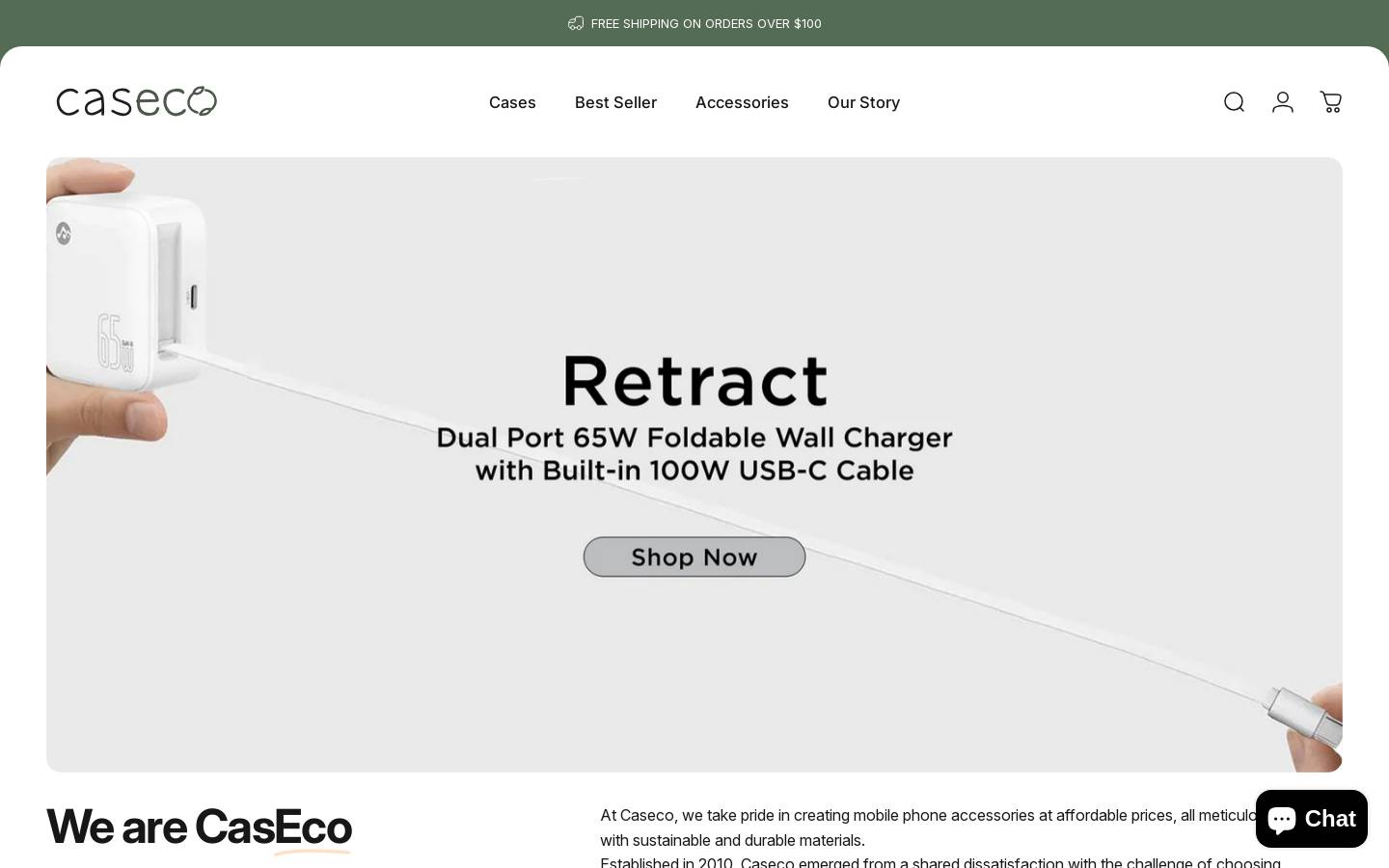 Casecoinc homepage screenshot