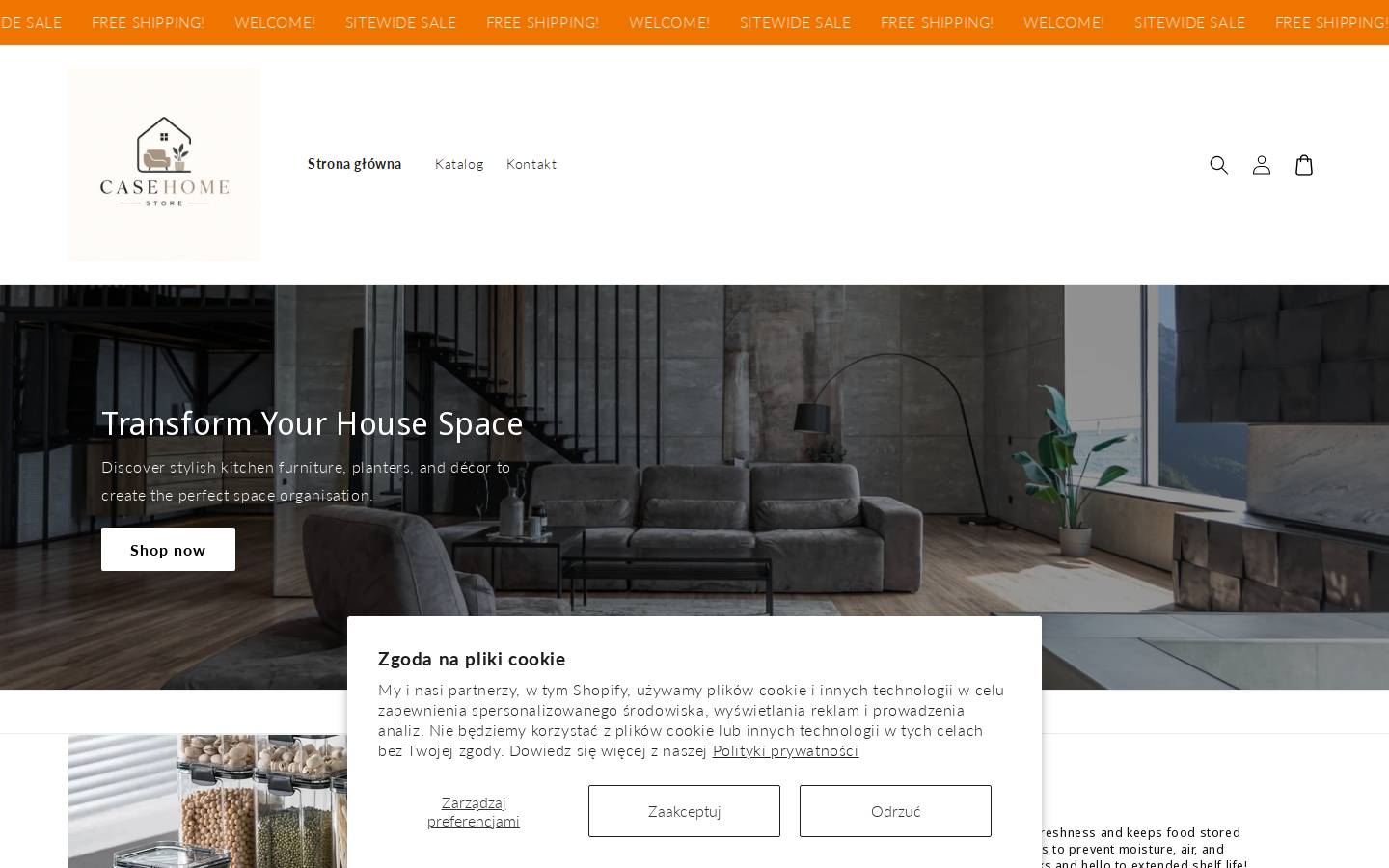 casehome.store homepage screenshot