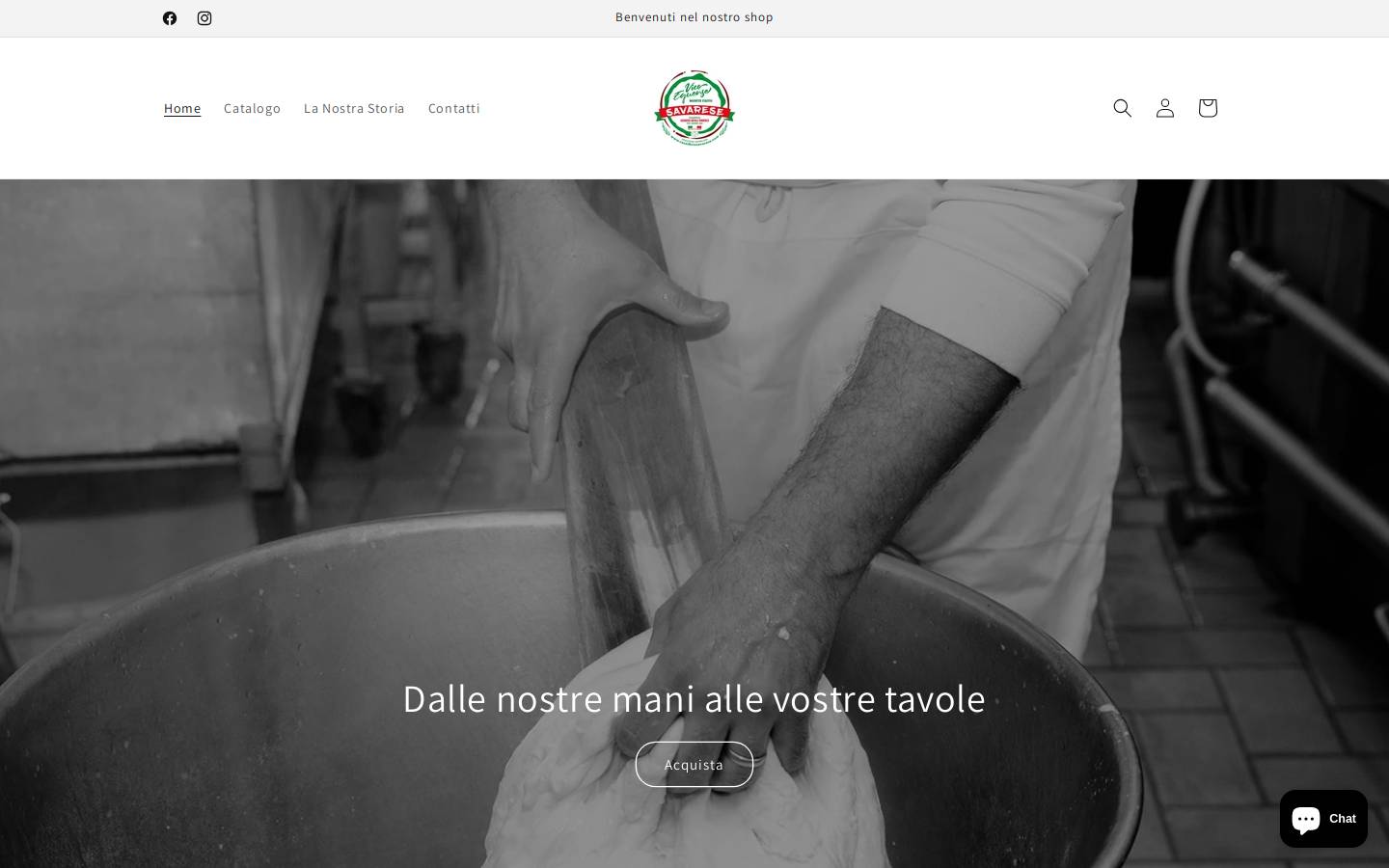 caseificiosavarese.com homepage screenshot