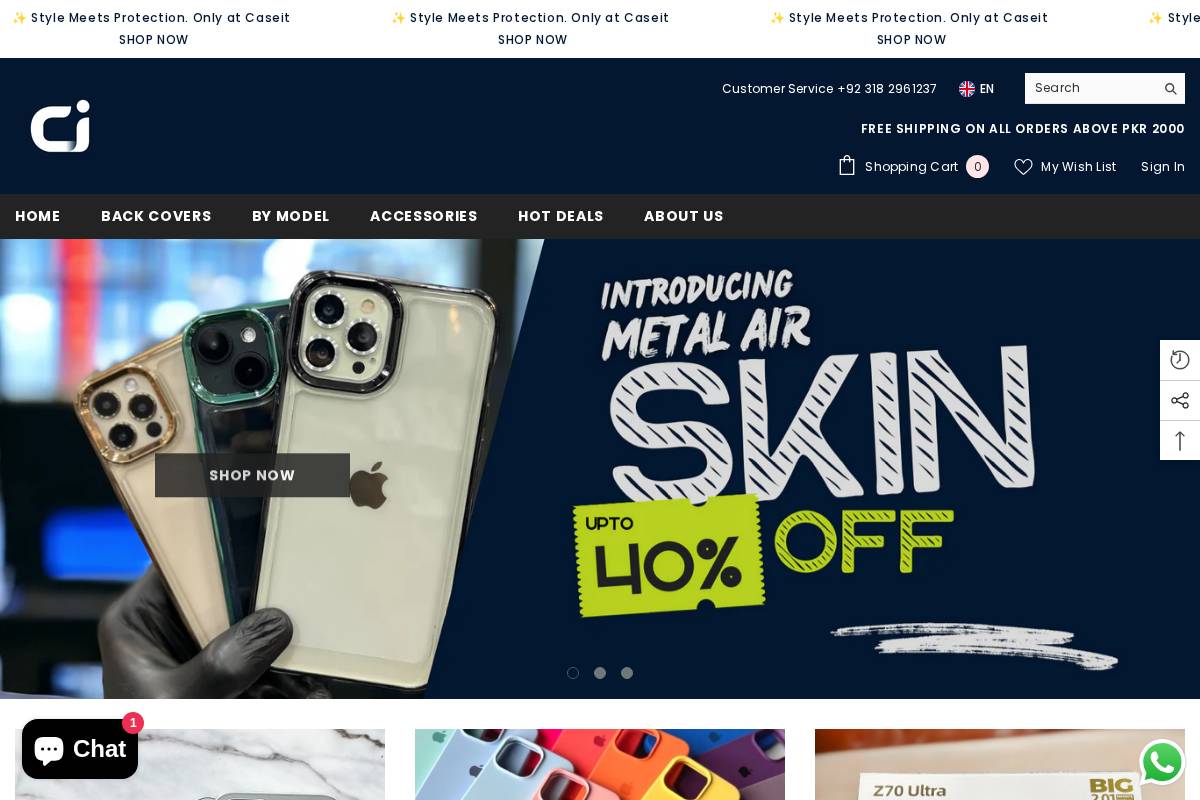 caseitonline.com homepage screenshot