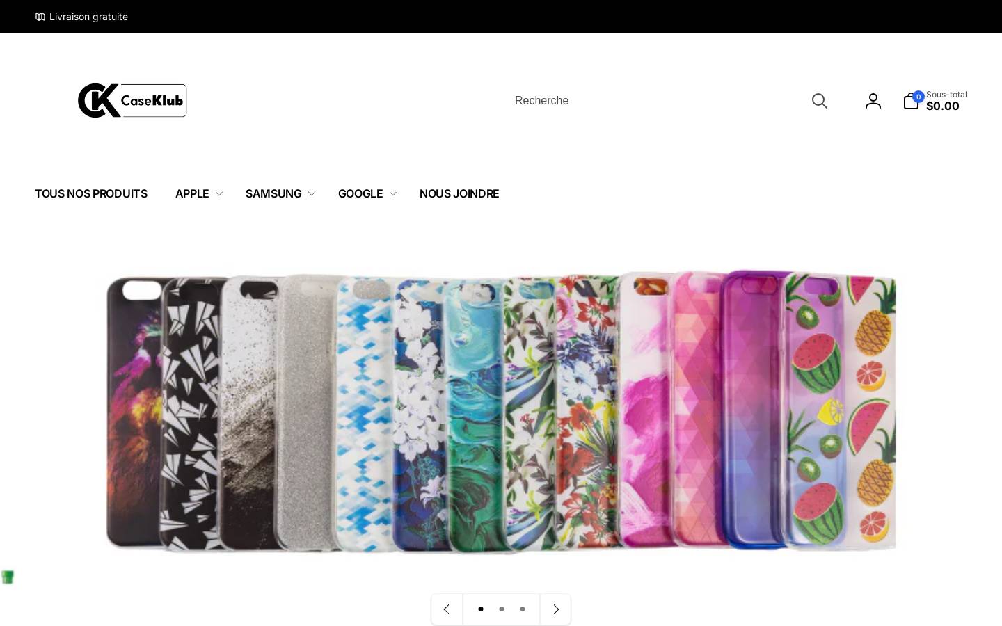caseklub.com homepage screenshot