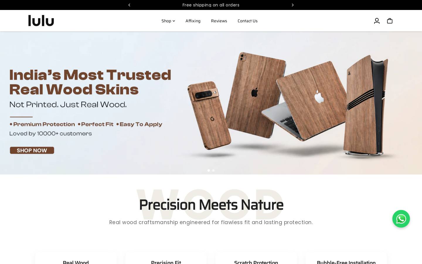 caselulu.com homepage screenshot