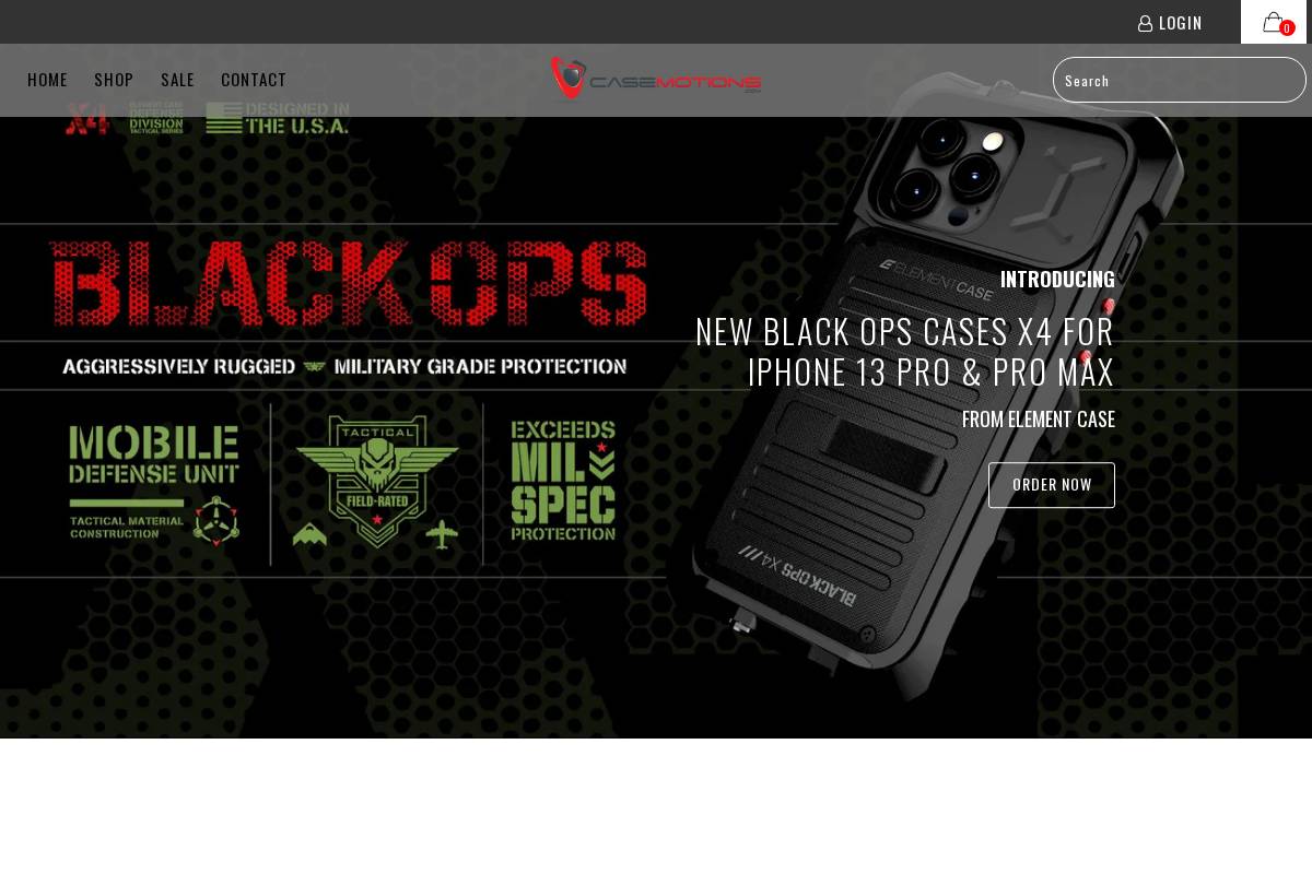 casemotions.com homepage screenshot