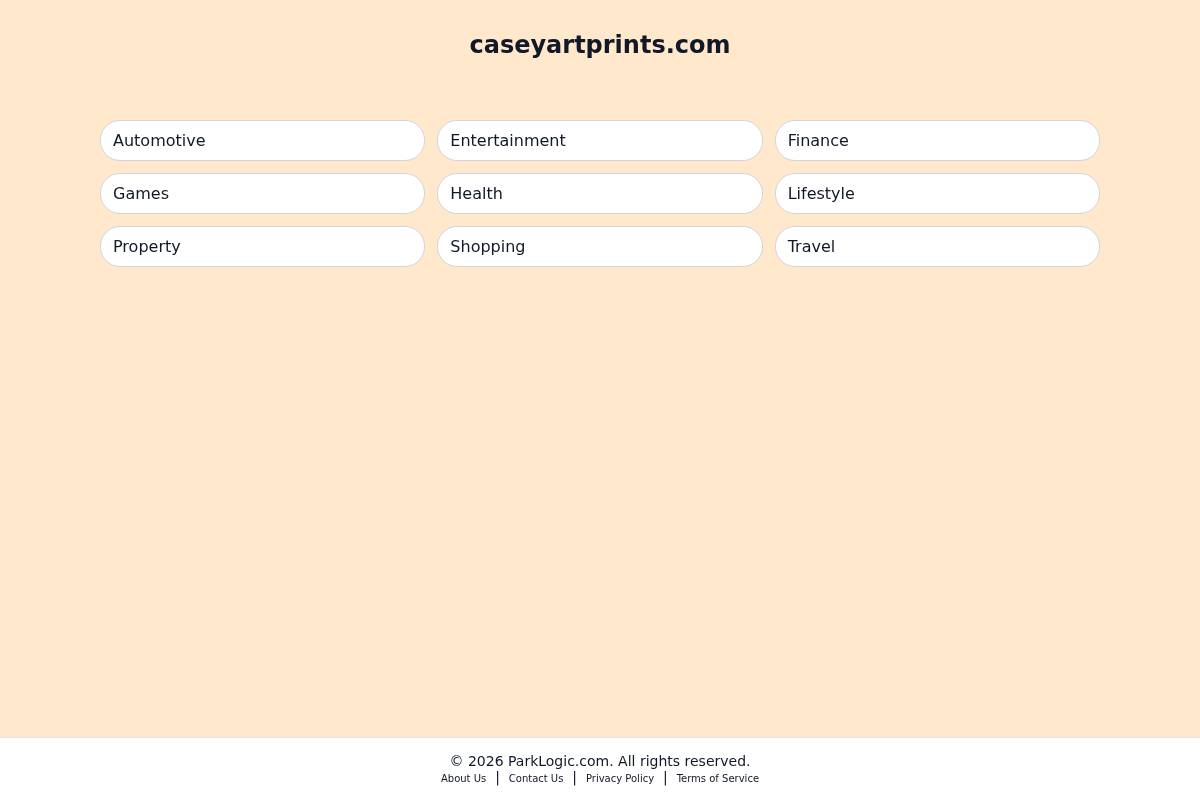 caseyartprints.com homepage screenshot