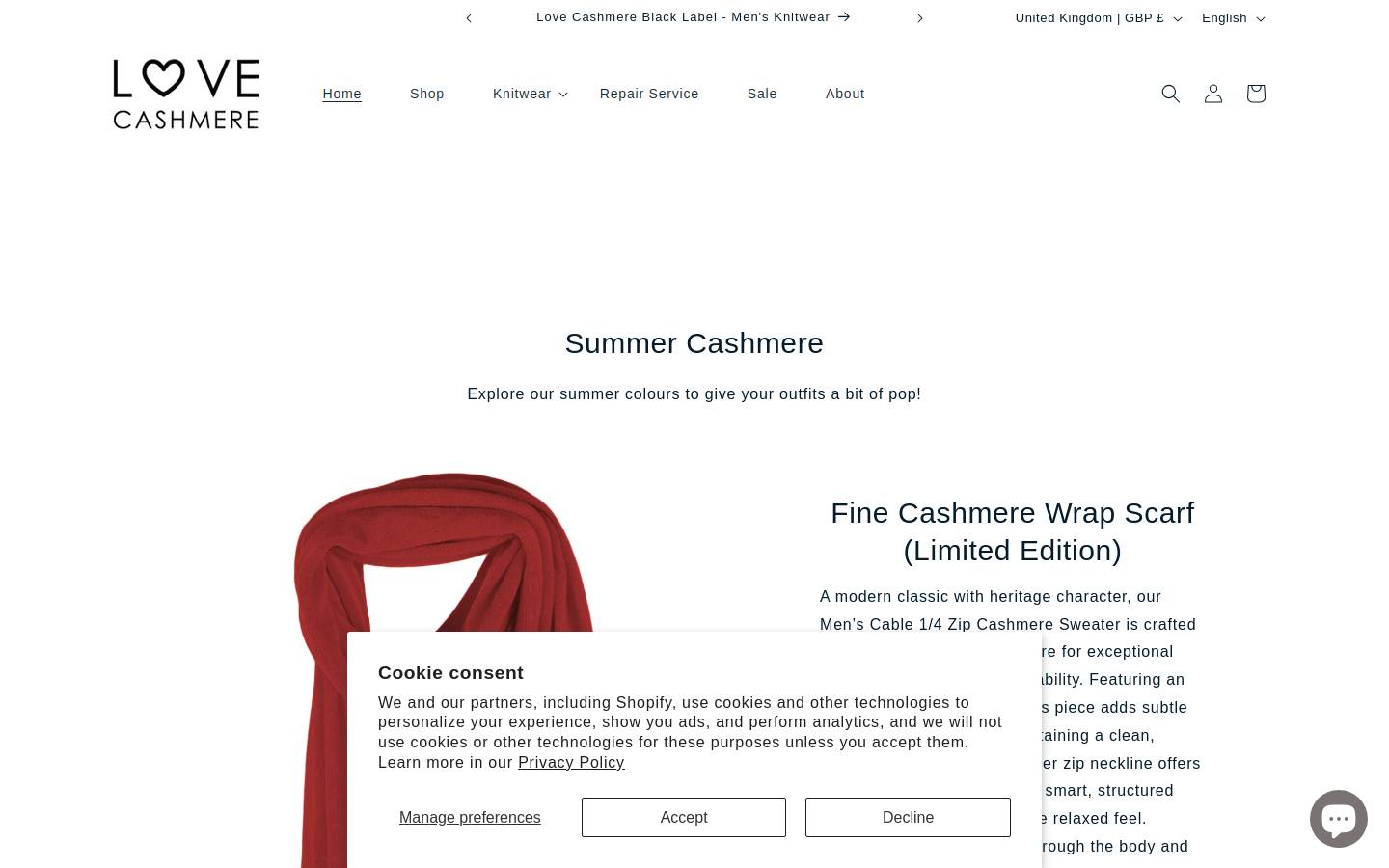 cashmerecareservice.co.uk homepage screenshot