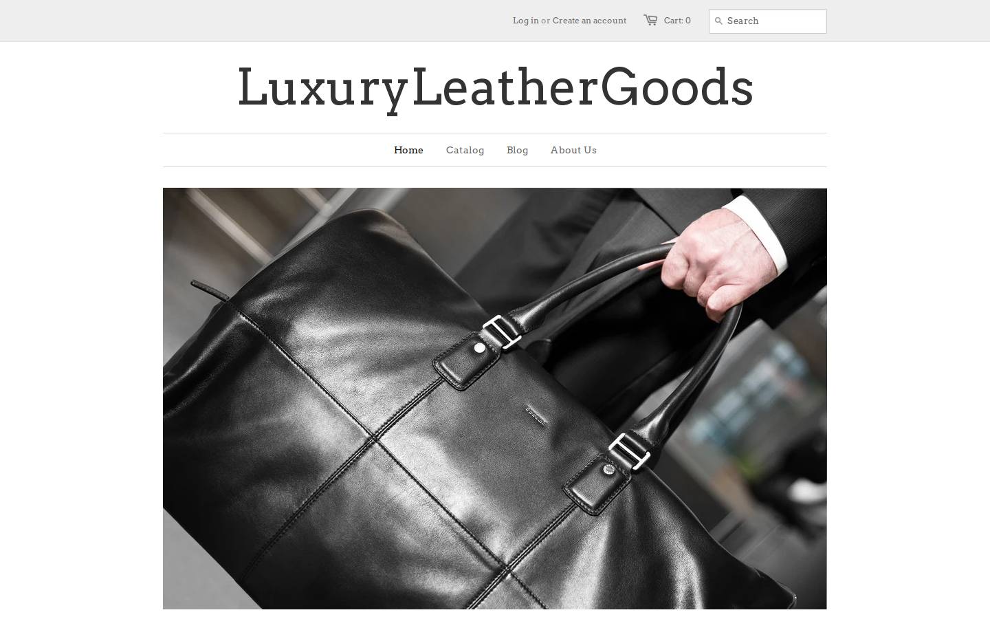 cashmereinleather.com homepage screenshot