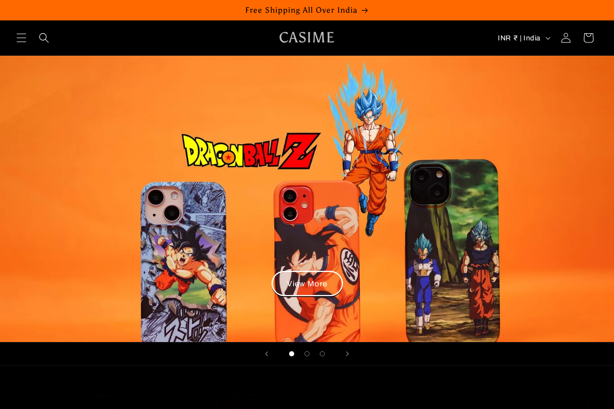 CASIME homepage screenshot