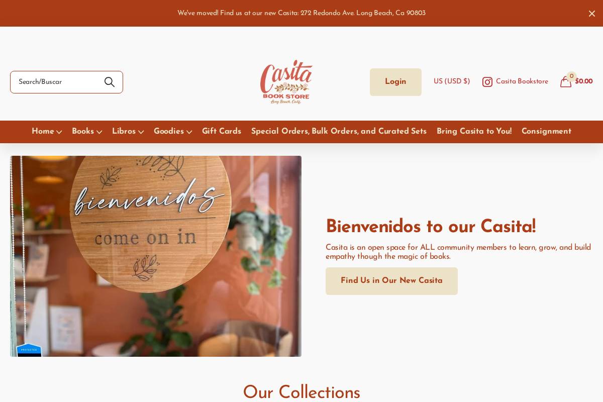 casitabooks.com homepage screenshot