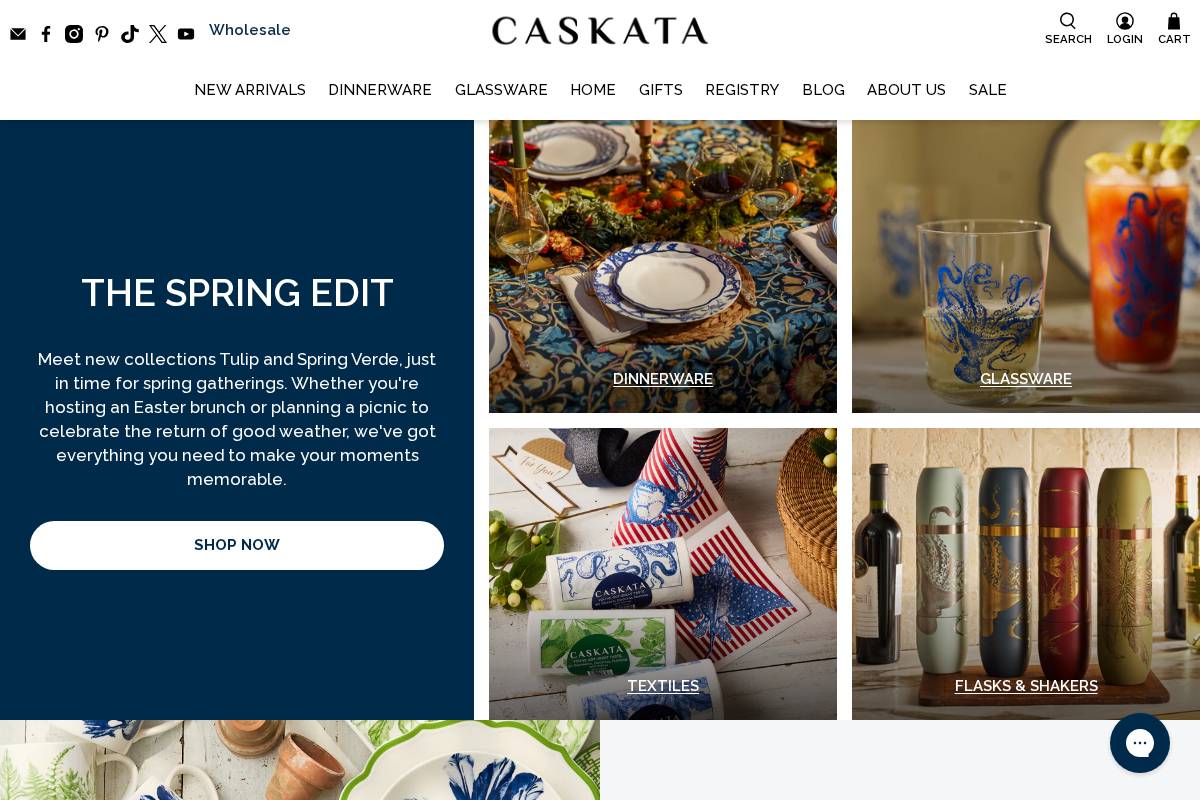 caskata.com homepage screenshot