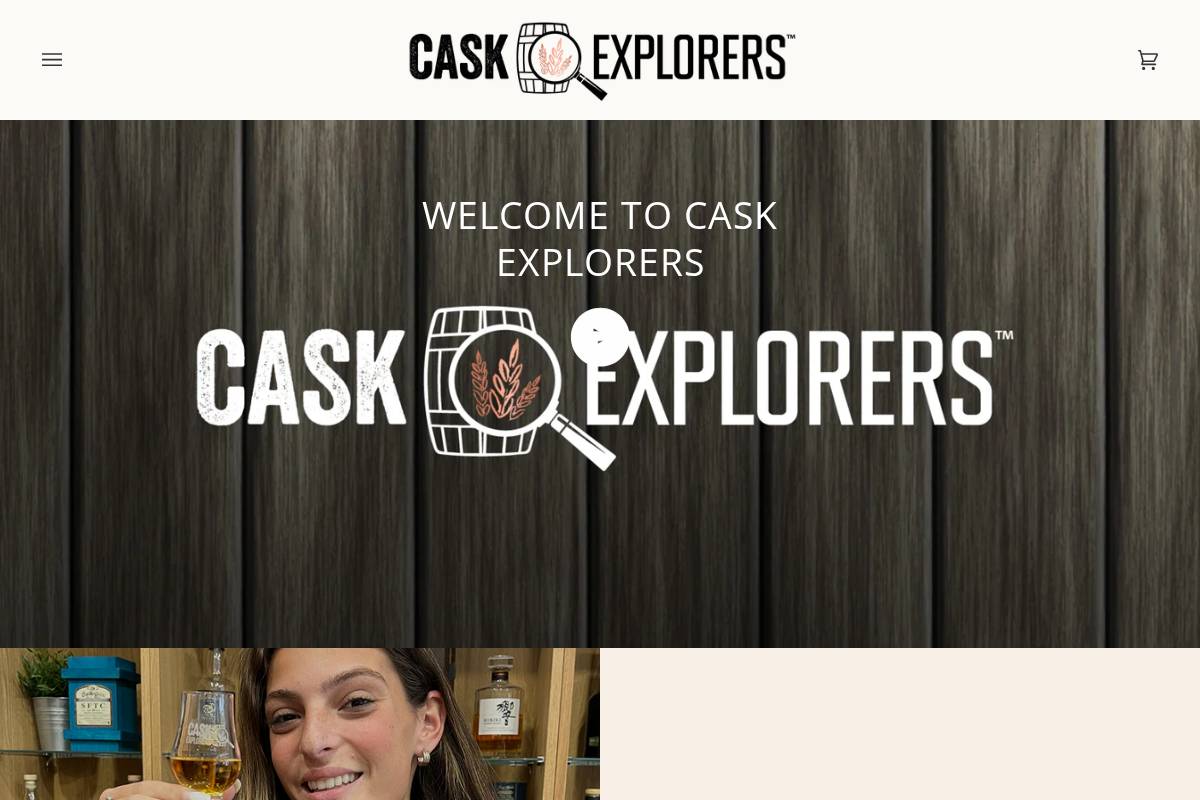 caskexplorers.com homepage screenshot