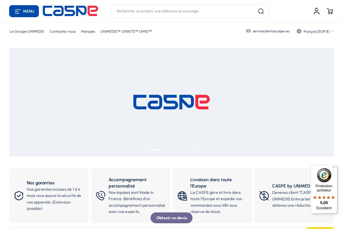 caspe.eu homepage screenshot