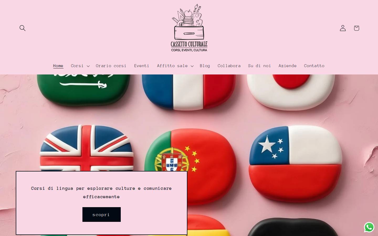 cassettoculturale.it homepage screenshot