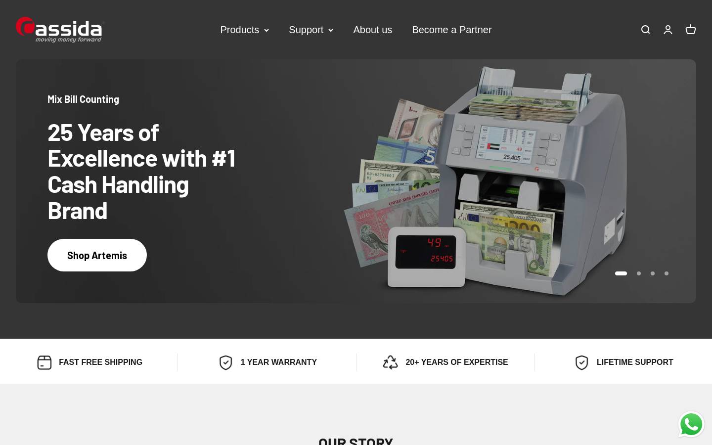 cassida.me homepage screenshot
