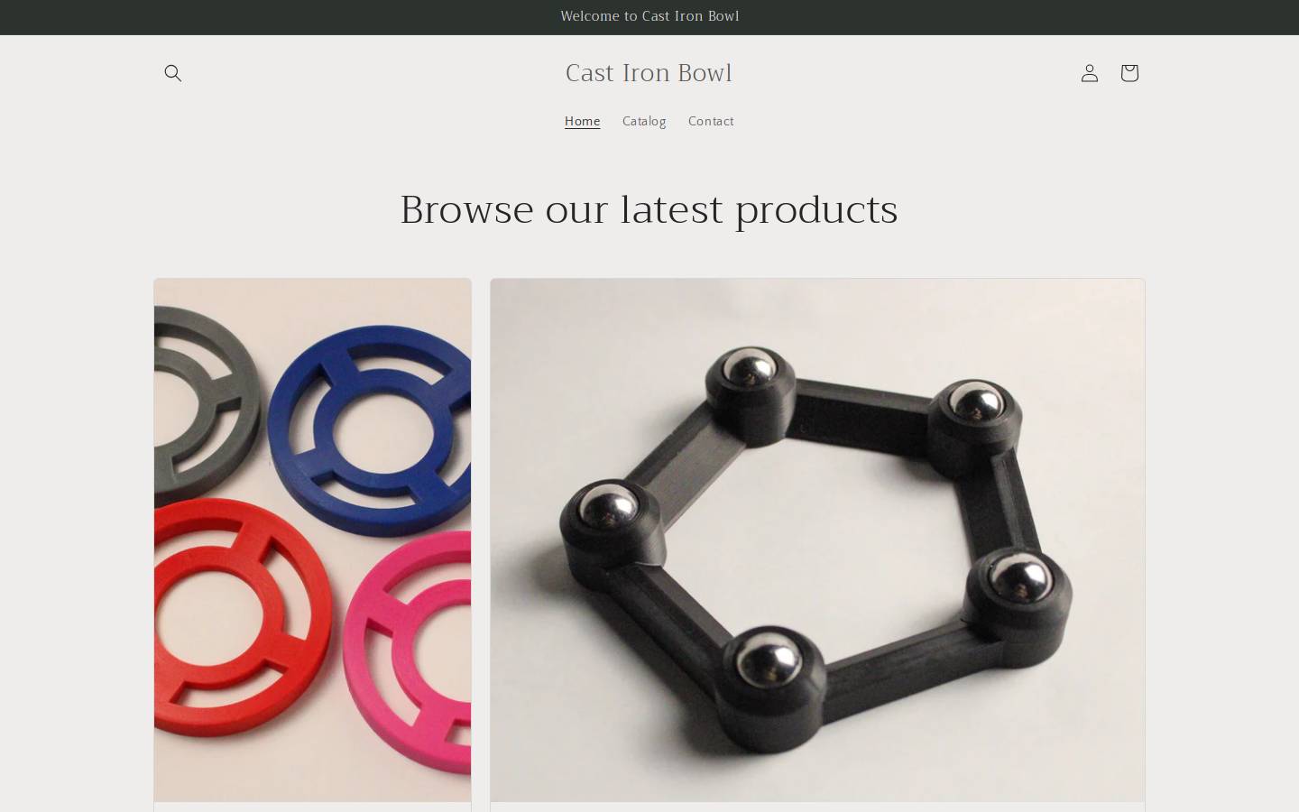 castironbowl.com homepage screenshot