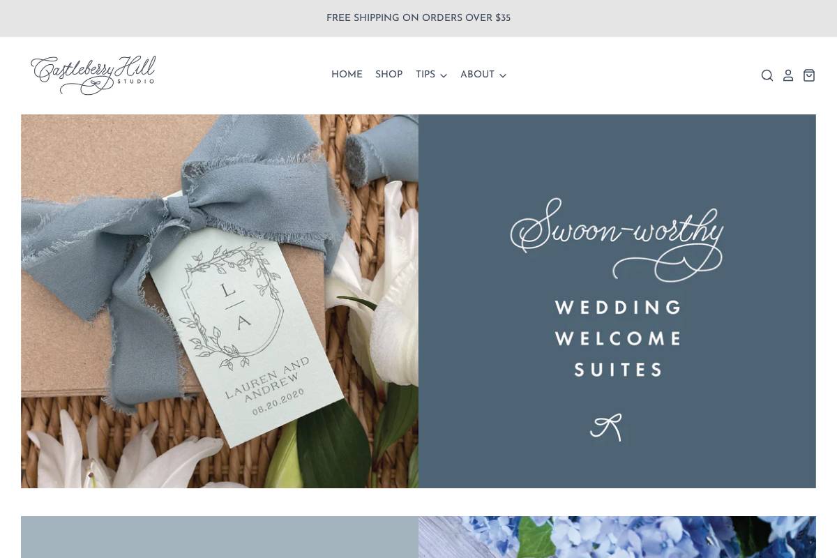 castleberryhillstudio.com homepage screenshot