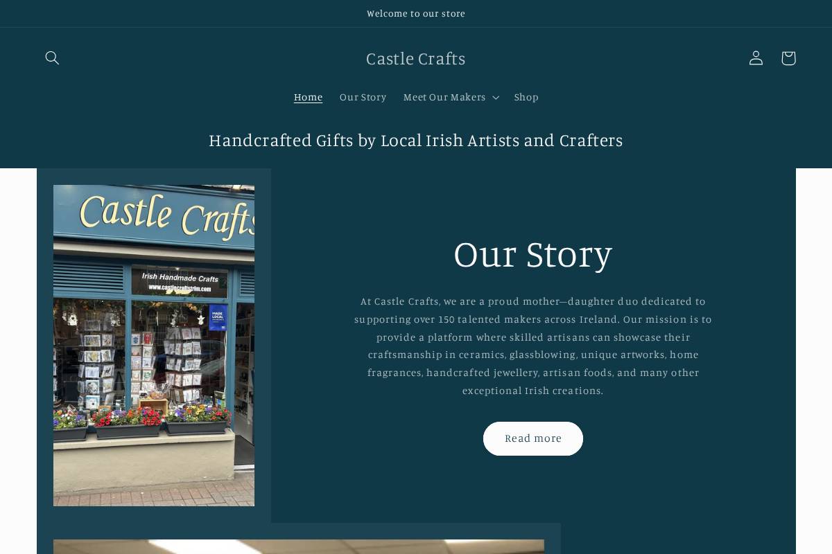 castlecraftstrim.com homepage screenshot