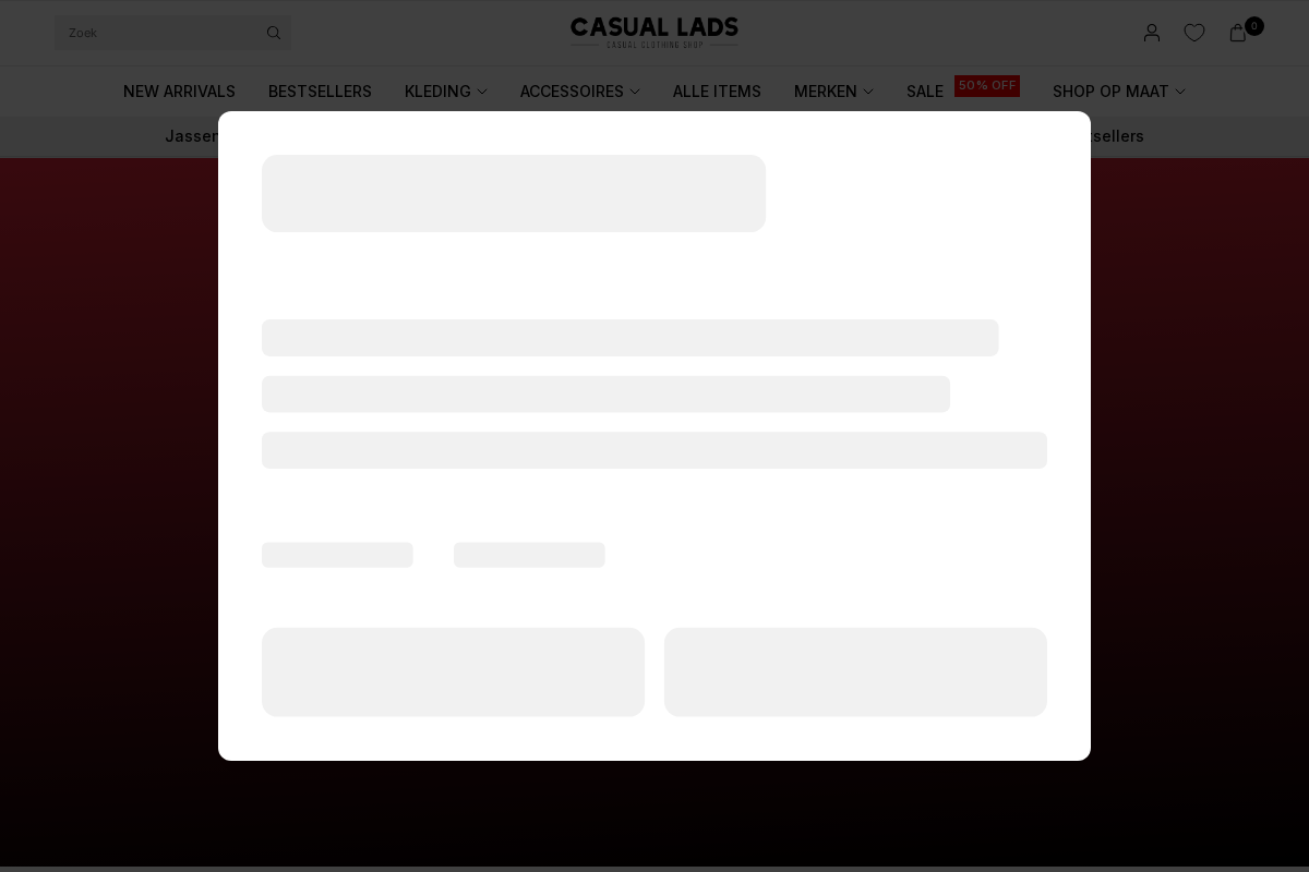 Casual Lads homepage screenshot