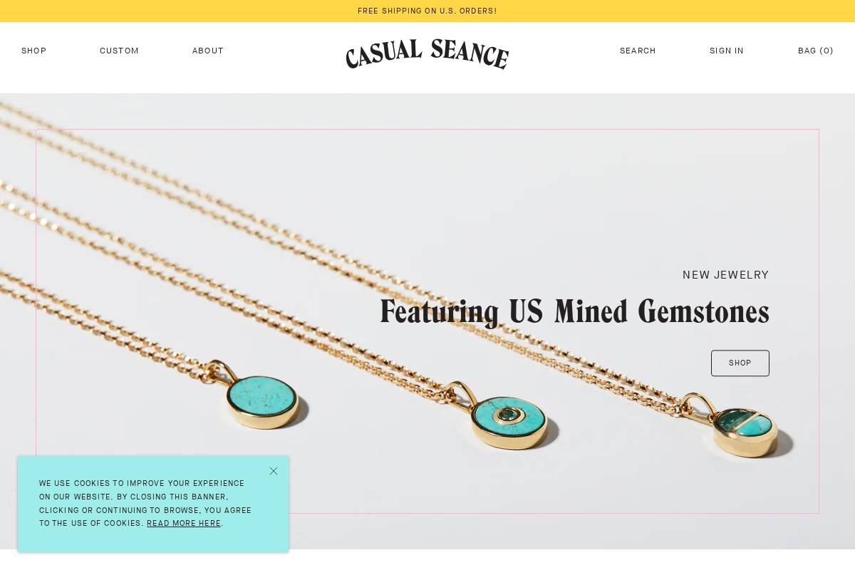 casualseance.com homepage screenshot