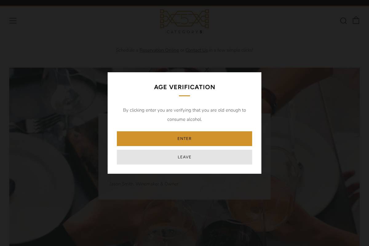 cat5cellars.com homepage screenshot