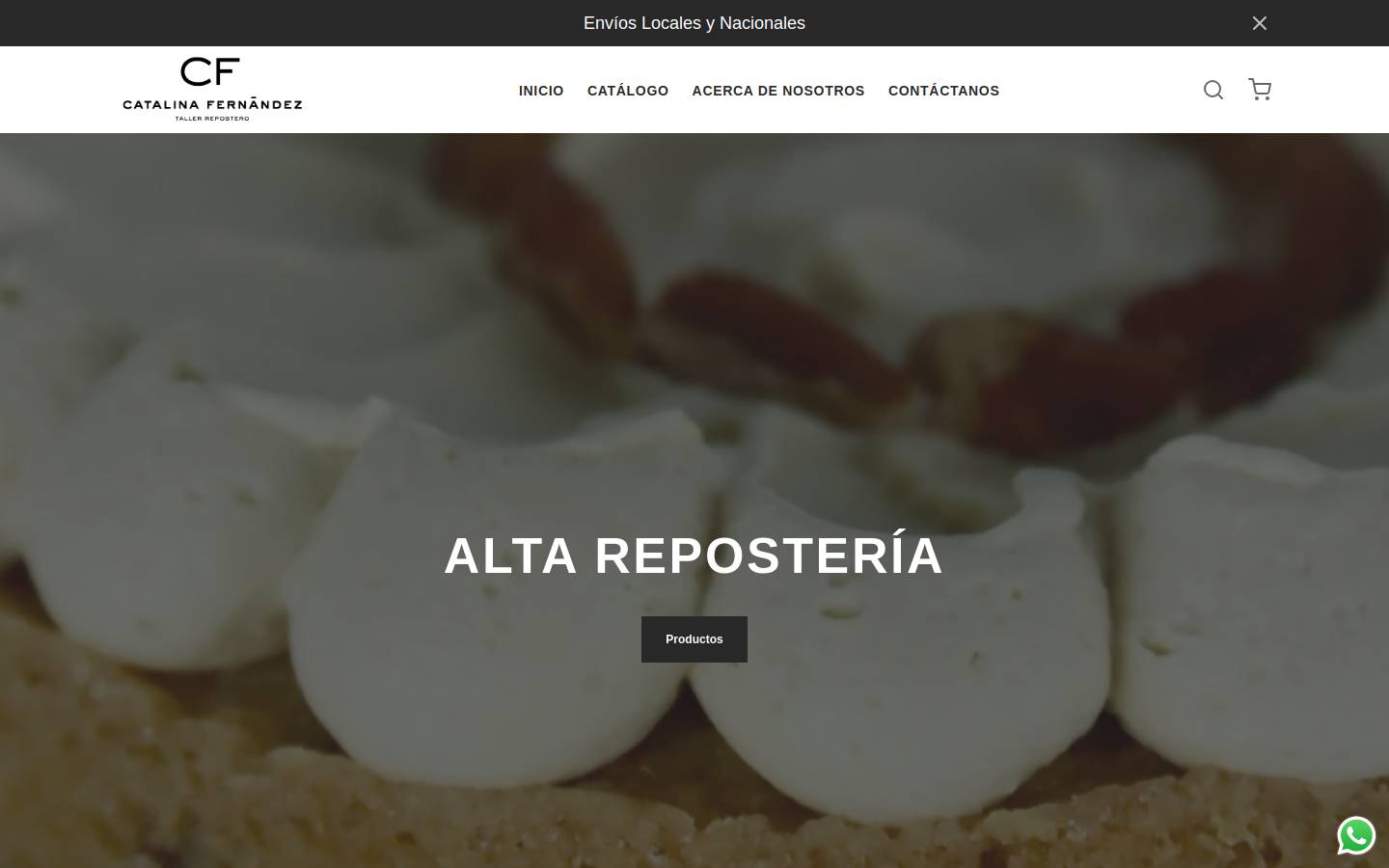 catalinafernandez.mx homepage screenshot