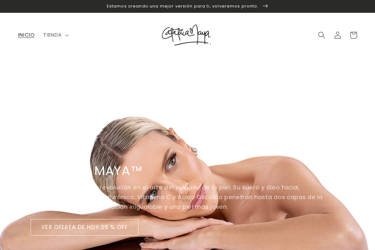 CATALINA MAYA™ homepage screenshot