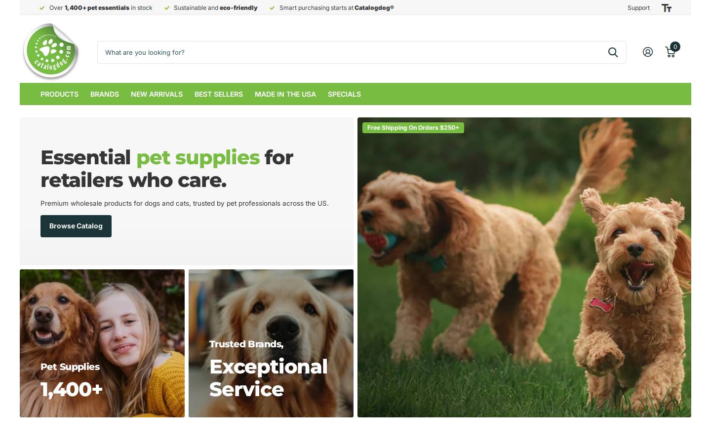 catalogdog.com homepage screenshot