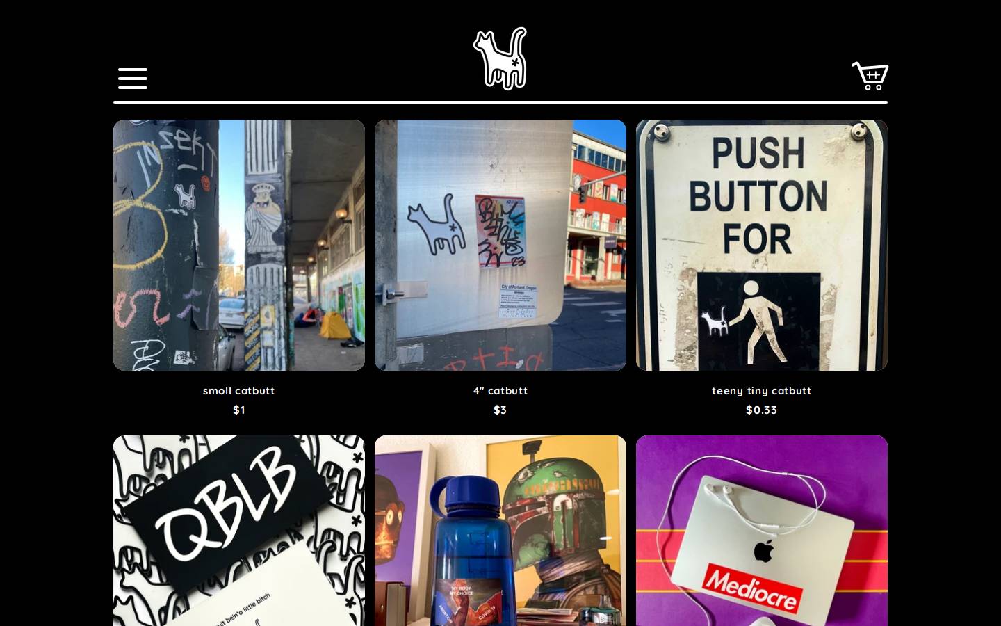 catbutt.city homepage screenshot