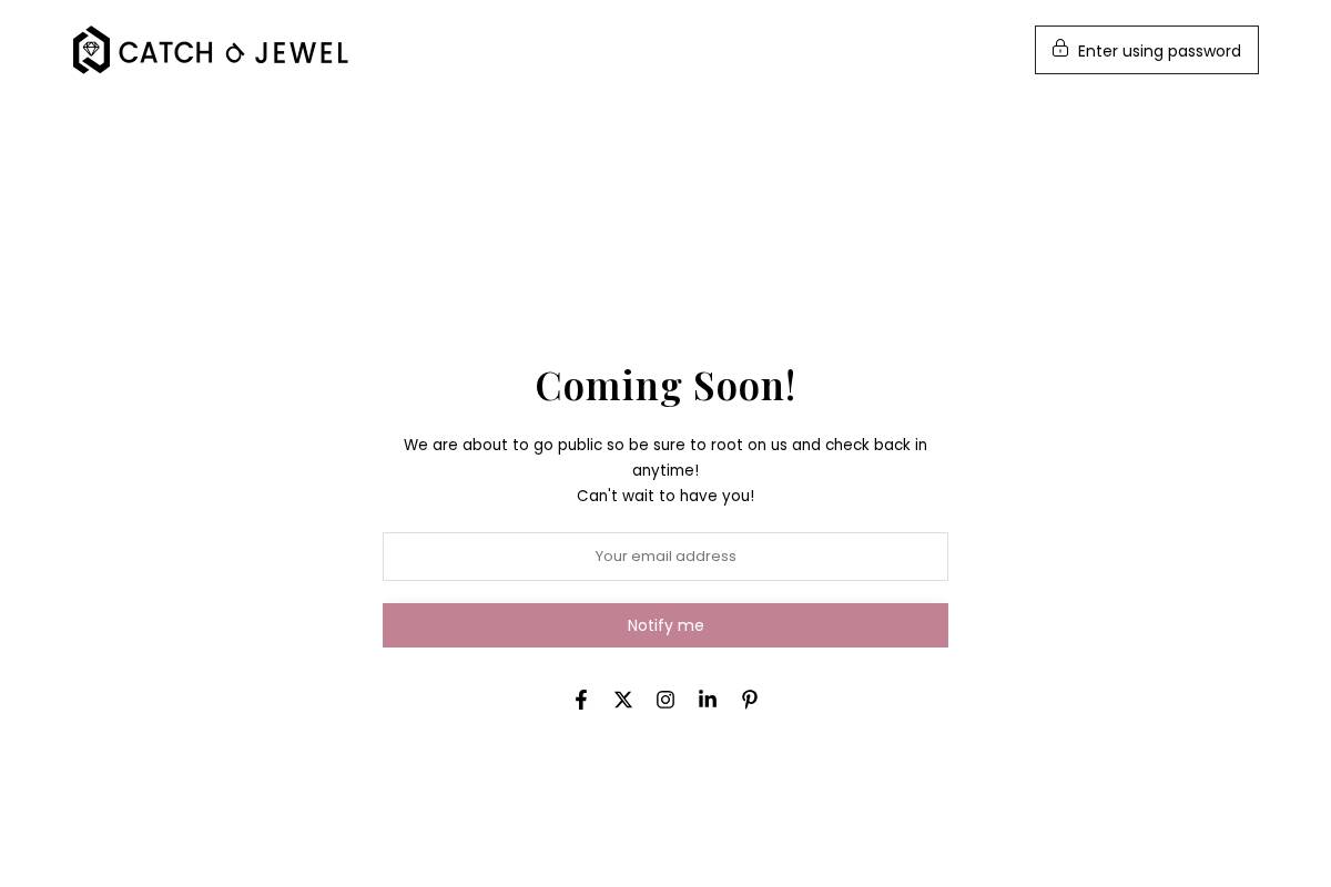 catchajewel.com homepage screenshot