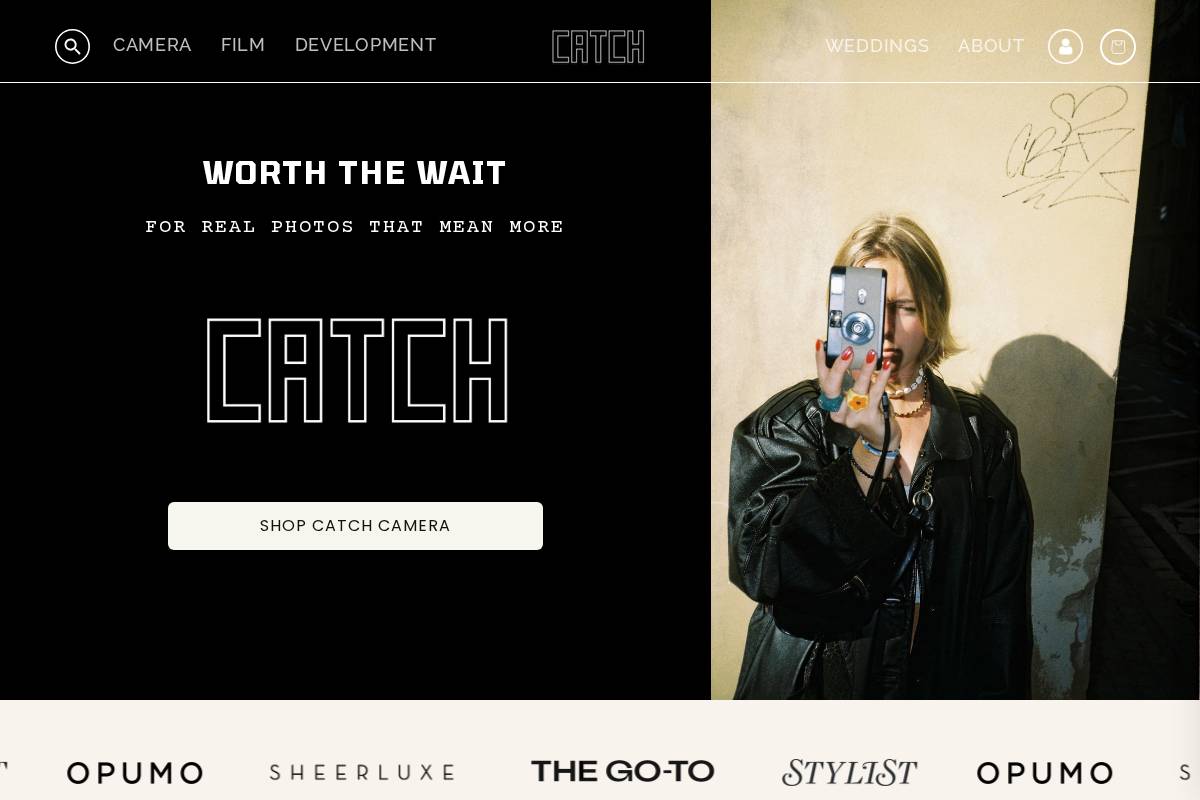 CATCH homepage screenshot