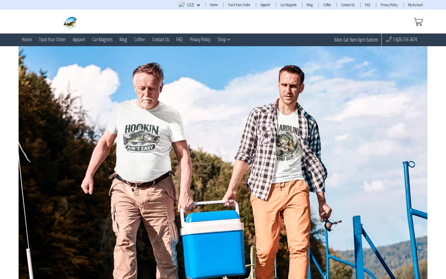 catchinglunkers.com homepage screenshot