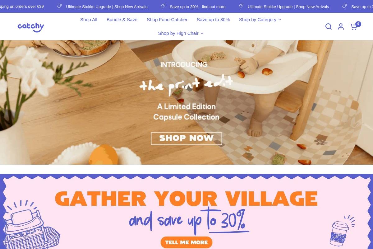 catchyandcrew.eu homepage screenshot