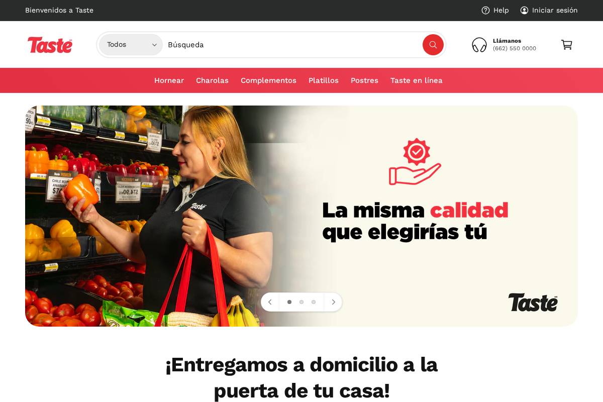 cateringtasteboutique.com homepage screenshot
