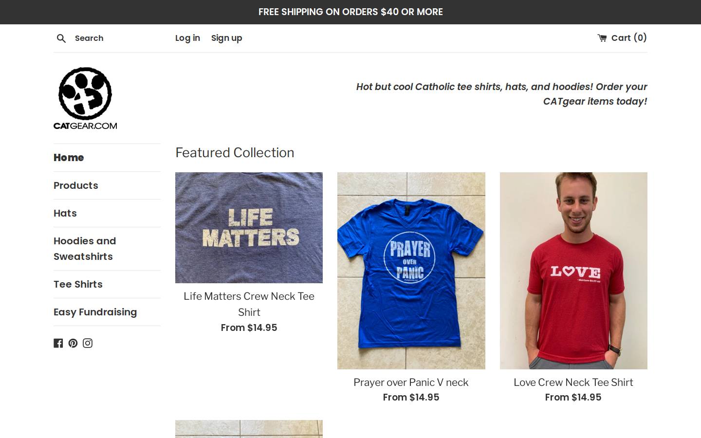 catgear.com homepage screenshot
