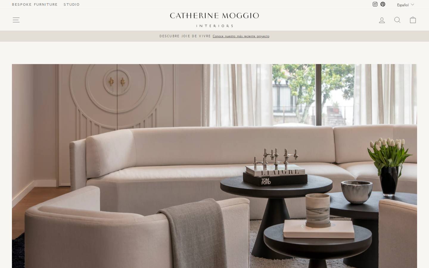 catherinemoggio.com homepage screenshot