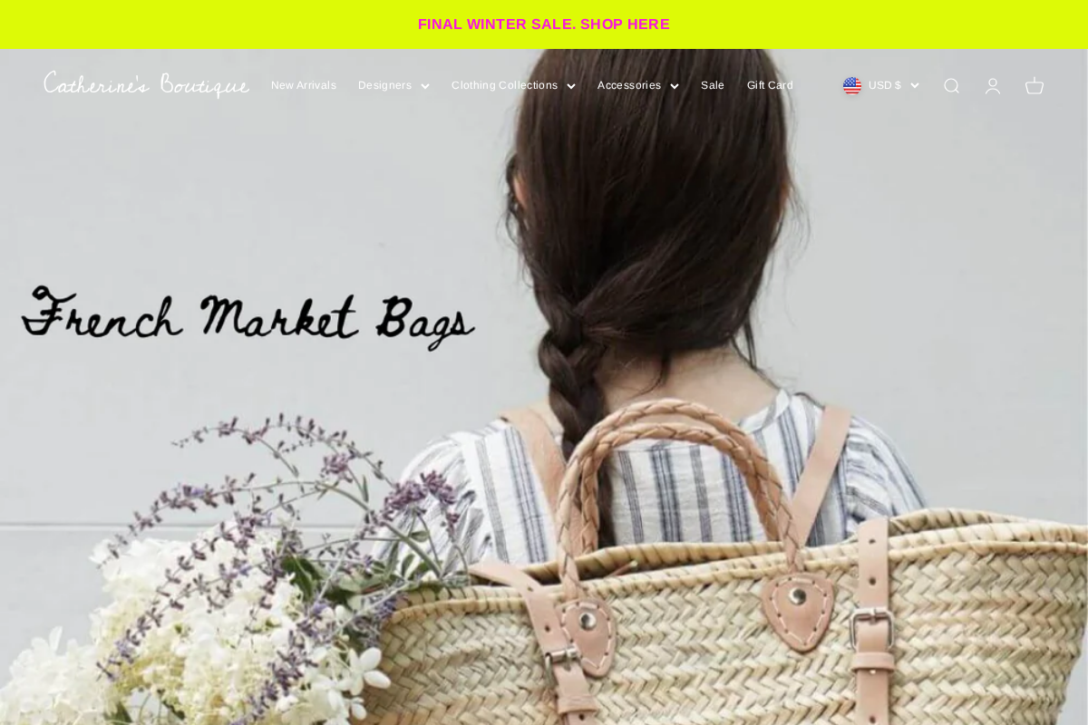 catherinesic.com homepage screenshot