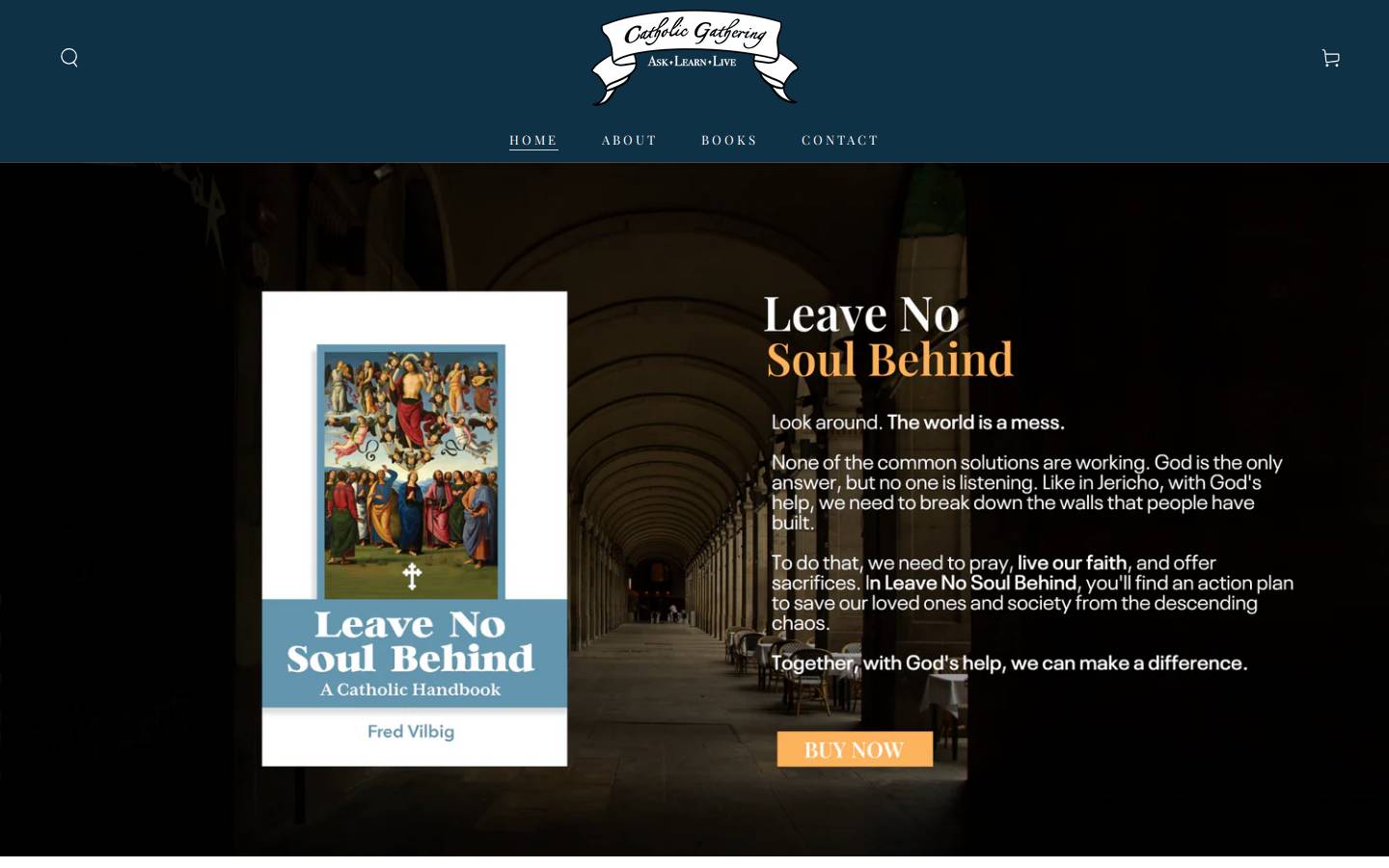 catholicgathering.com homepage screenshot