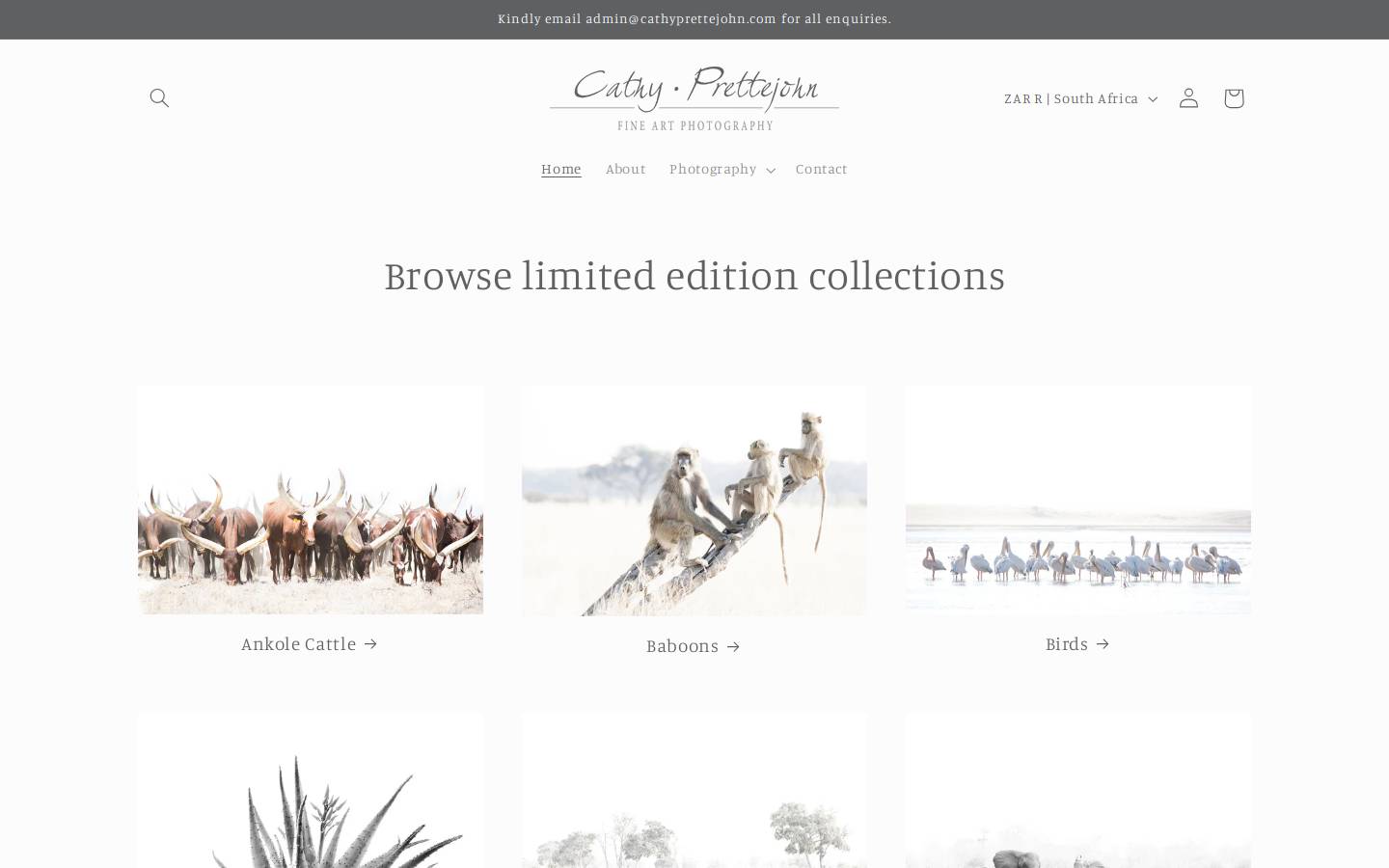 cathyprettejohn.com homepage screenshot