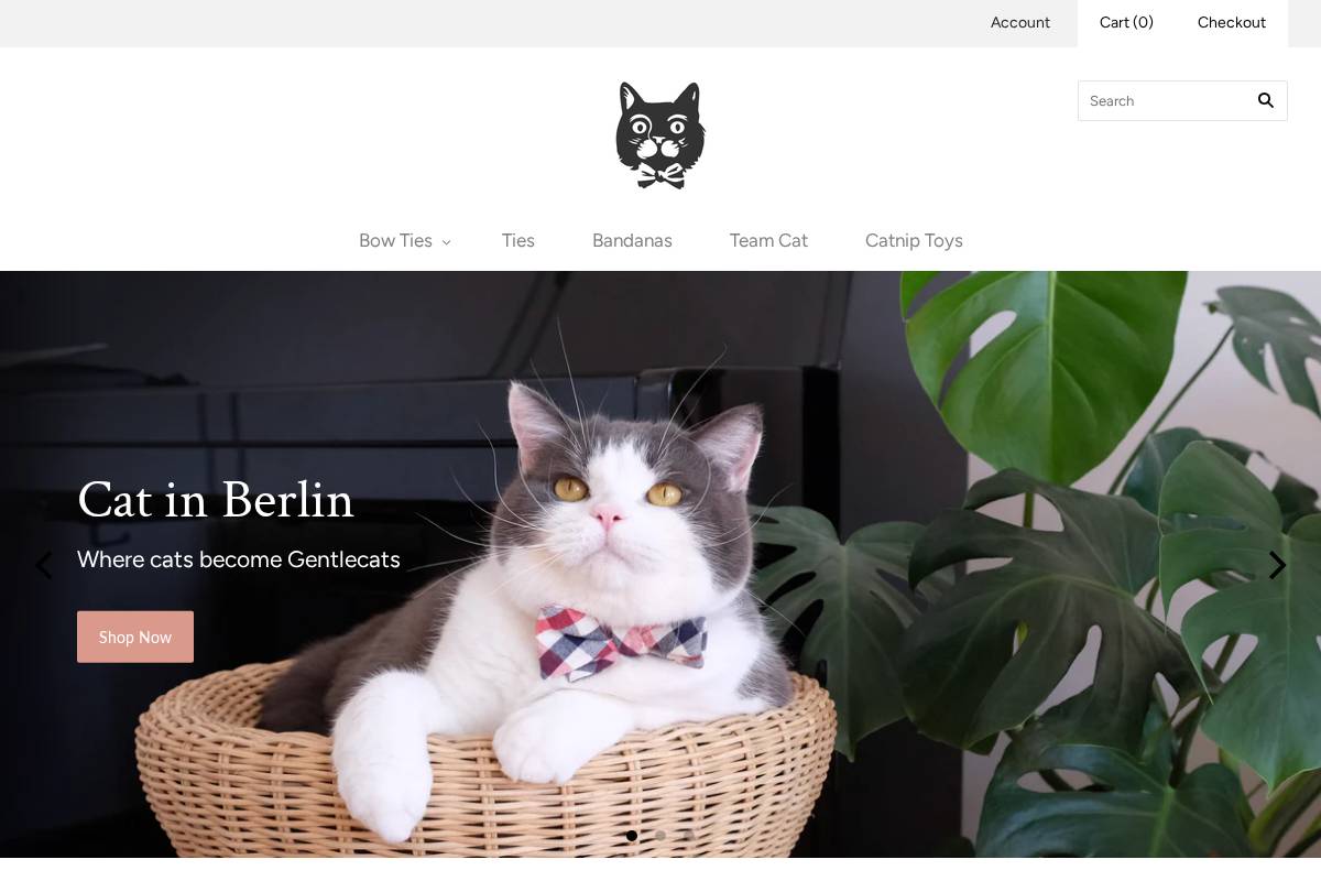 catinberlin.com homepage screenshot