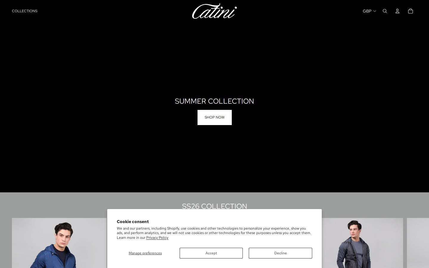 catinifashions.com homepage screenshot