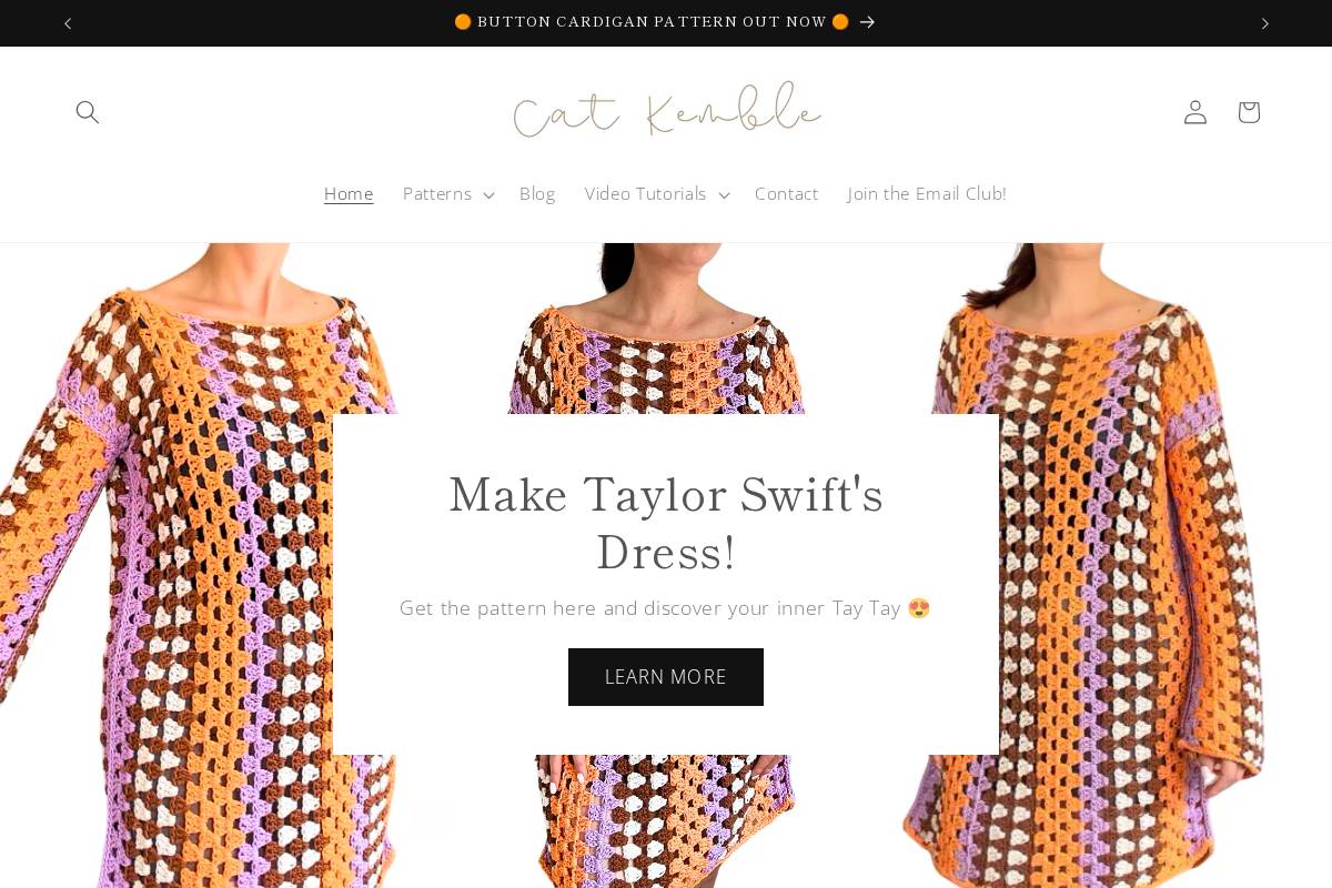 catkemble.com homepage screenshot