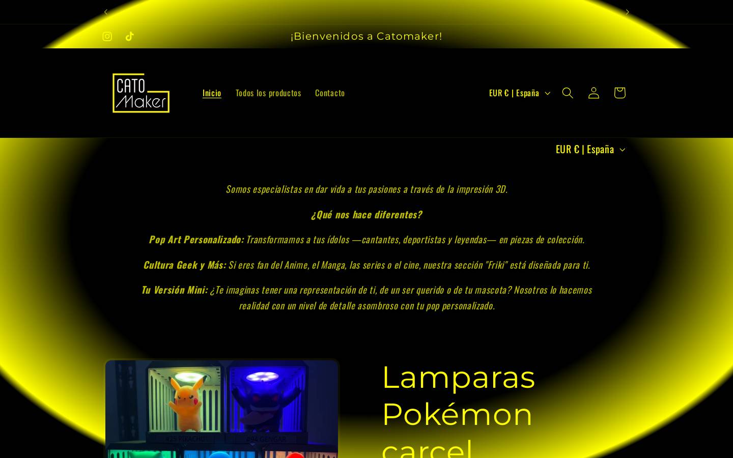 catomaker3d.com homepage screenshot